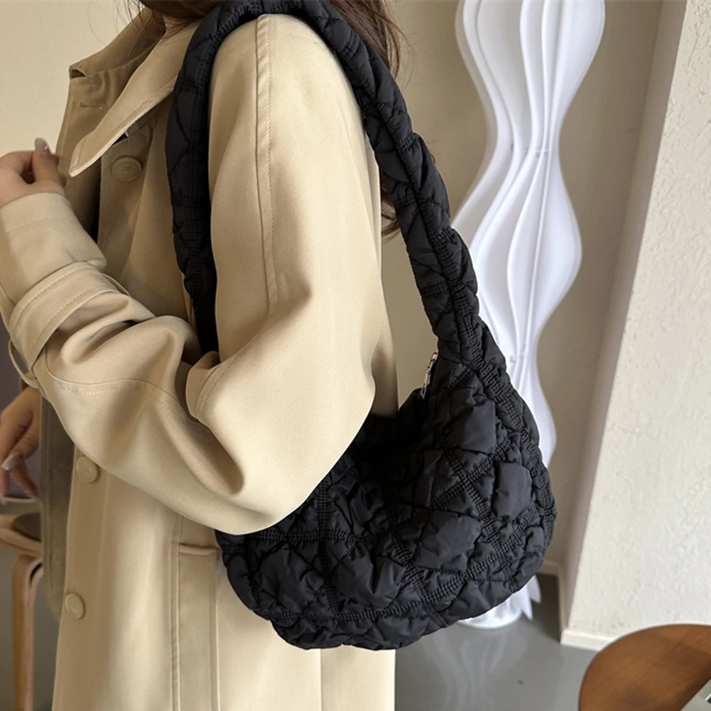 Женская сумка-тоут из пузырчатой пленки вместительные модные повседневные сумки