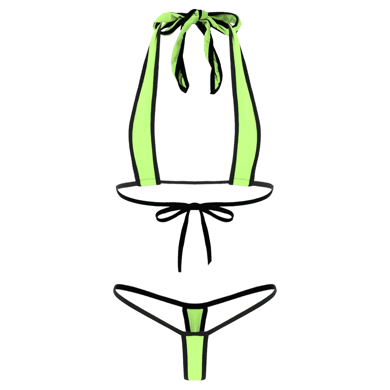 

Женское нижнее белье, женское нижнее белье, тропический купальный костюм для отпуска, кружевной бюстгальтер с лямкой на шее, женское нижнее ...