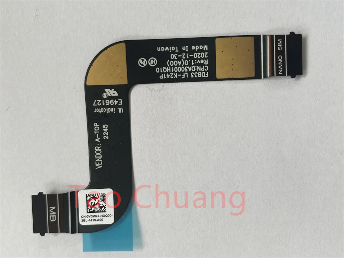 

Для Dell 7320 Съемный кабель для SIM-карты FDB33 LF-K241P DA30001HQ10 0Y0MG7