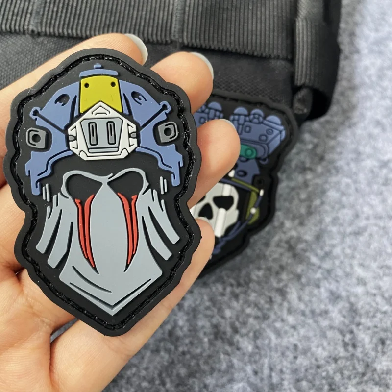 Нашивка с крючком и петлей Call of Duty COD20 Night Warfare Ghost из ПВХ на заказ тактические