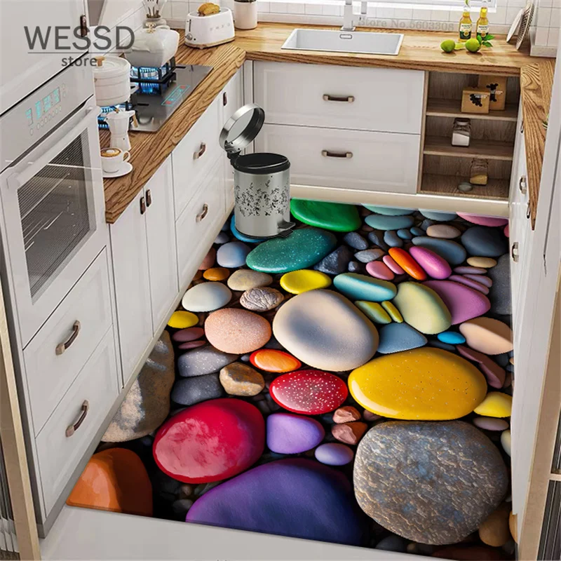

WESSD 3D коврик с разноцветными камнями