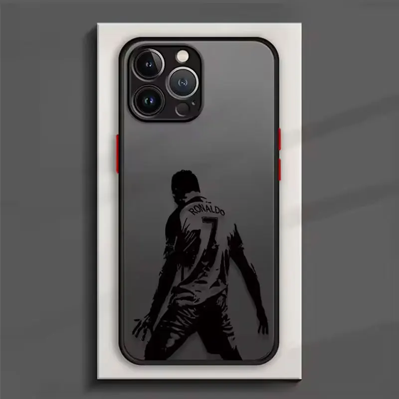 Чехол для телефона Football Star R-Ronaldos для iPhone 17e 17 16e 16 15 14 13 12 11 Mini Pro Air Max X 7 8 6 6s Plus, матовый прозрачный чехол (art.: 3920da2ee51db) - 3920da2ee51db