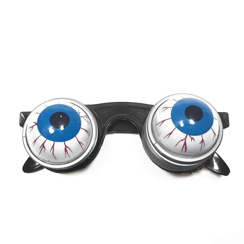 

Halloween Pop Eye Dropping Eyeball Glasses Horror Masquerade Scary Eyes Glasses Party Prank Funny Joke Toy