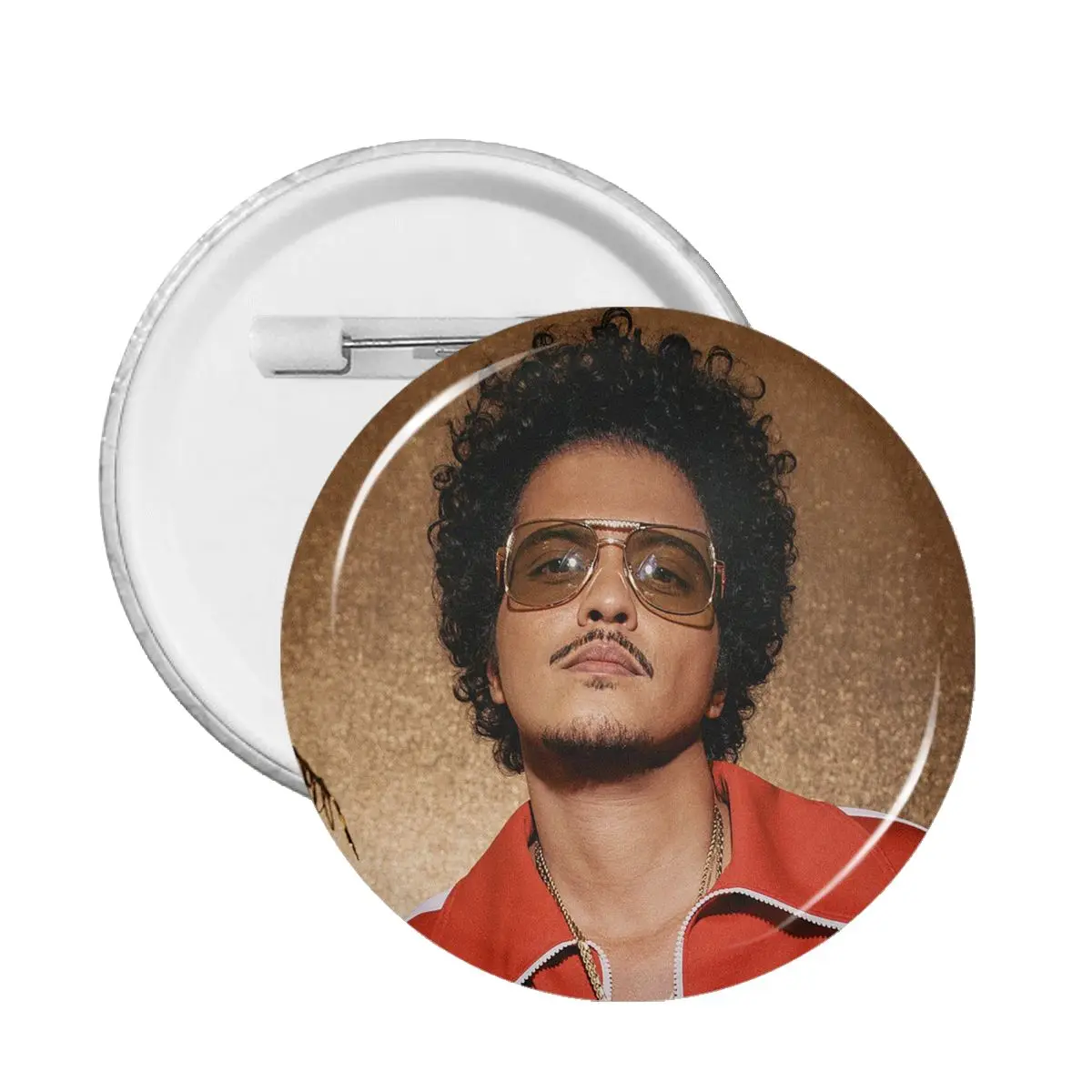 

59mm Bruno Mars Collar Badge Cute Badge Pins Brooches for Backpack Clothes Anime Accessories