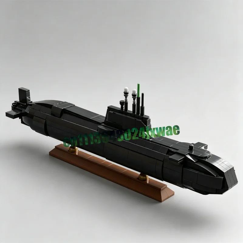 Фото НОВИНКА: Конструктор MOC «Подводная лодка класса Astute» (1021 деталь) — модель военного корабля, развивающая игрушка для самостоятельной сборки, подарок, для демонстрации №2
