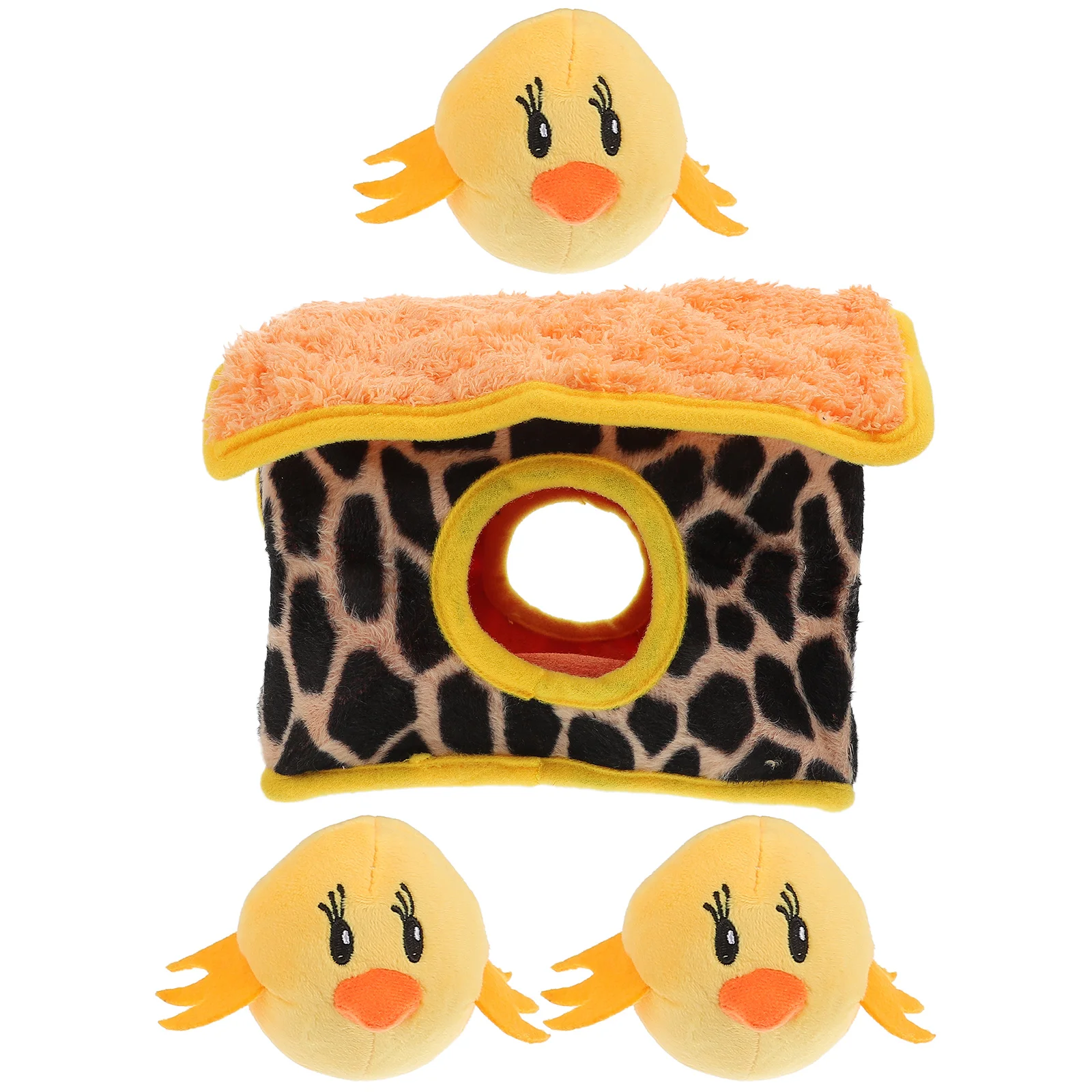 

Очаровательные молярные игрушки в форме цыпленка, игрушки для домашних животных, жевательные игрушки для собак, 4 шт.