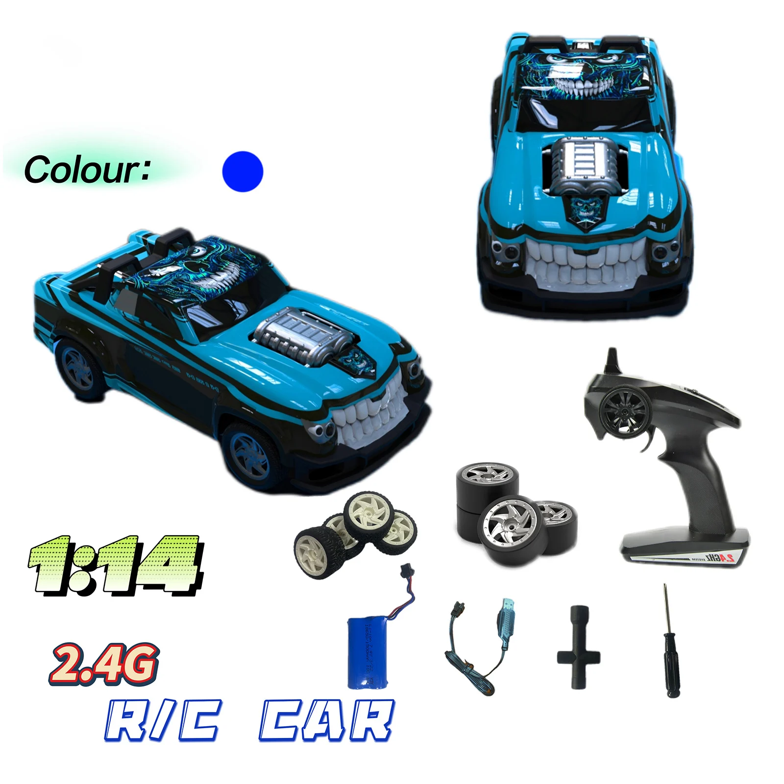 Rc Car 1/14 4Wd Drift Car 40Km/h High Speed Racing Vehicles Anti-Collision Remote Control Electric Cars for Kids enlarge
