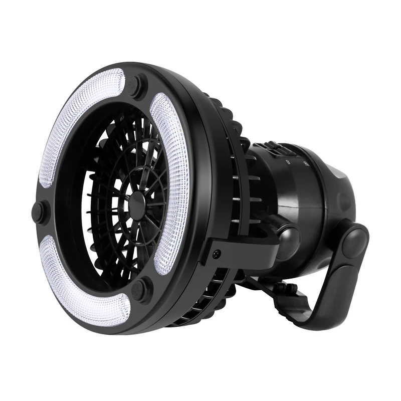 

Вентилятор для палатки, светодиодный портативный потолочный светильник 2 в 1 для кемпинга и пешего туризма с вентилятором