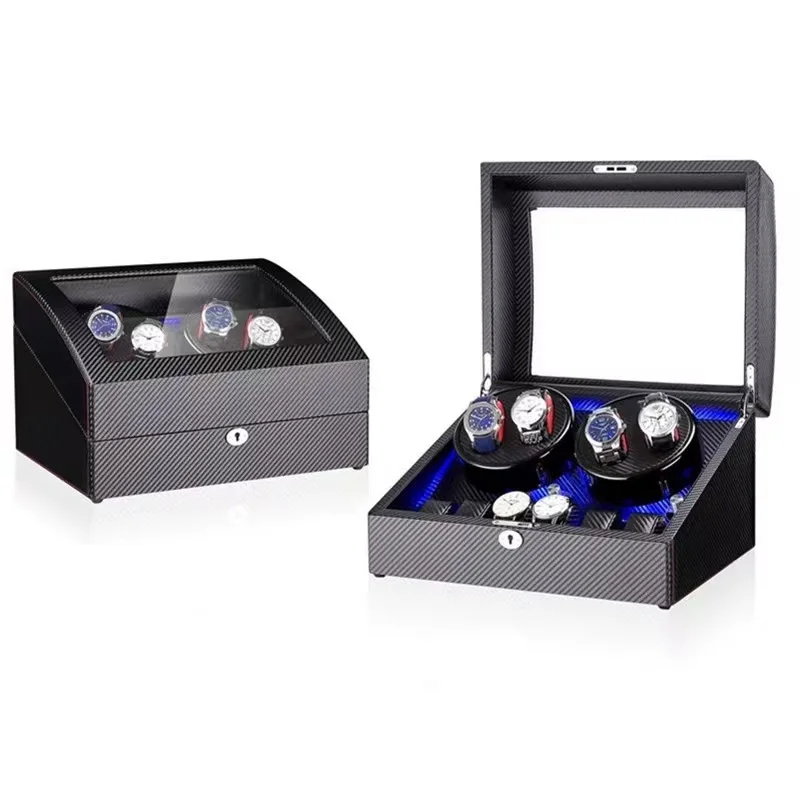 New Automatic Winding Watch Shaker Turntable Mechanical Watch Chain Box Shaker Storage Wooden Box Factory Wholesale 904L Watches