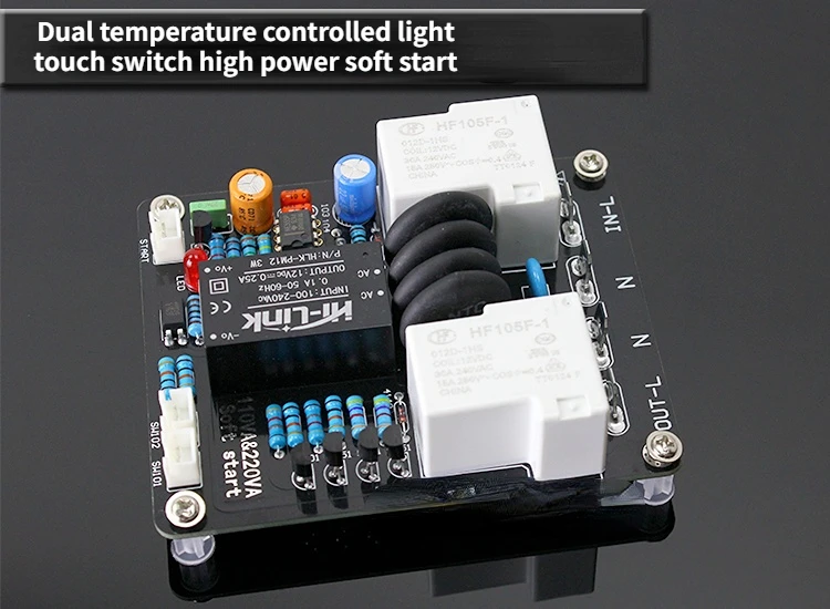 

Light-touch Dual-temperature Control Switch, High-power Soft-start Board, Terminal Type, Plug-in Type, Two Options