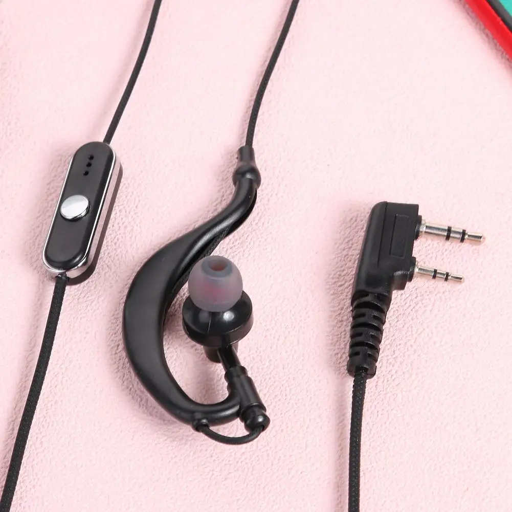 Наушники-гарнитура с двумя контактами и встроенным микрофоном динамик для