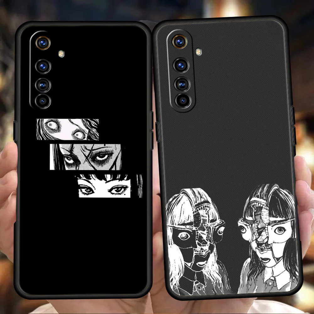 

Cartoon Junji Ito Soft Silicone For Realme 8i 9i 9 Pro Plus GT2 Pro C3 6 7 8 Pro C21 C11 C25 Pro 5G Shockproof Phone Cover Coque
