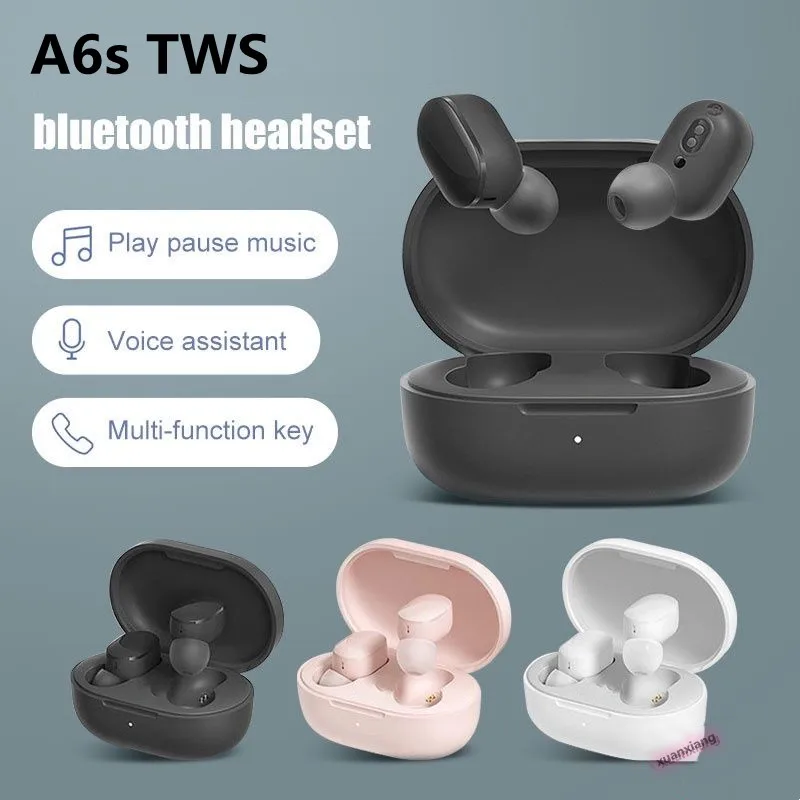 TWS-стереонаушники A6S оригинальные, с поддержкой Bluetooth