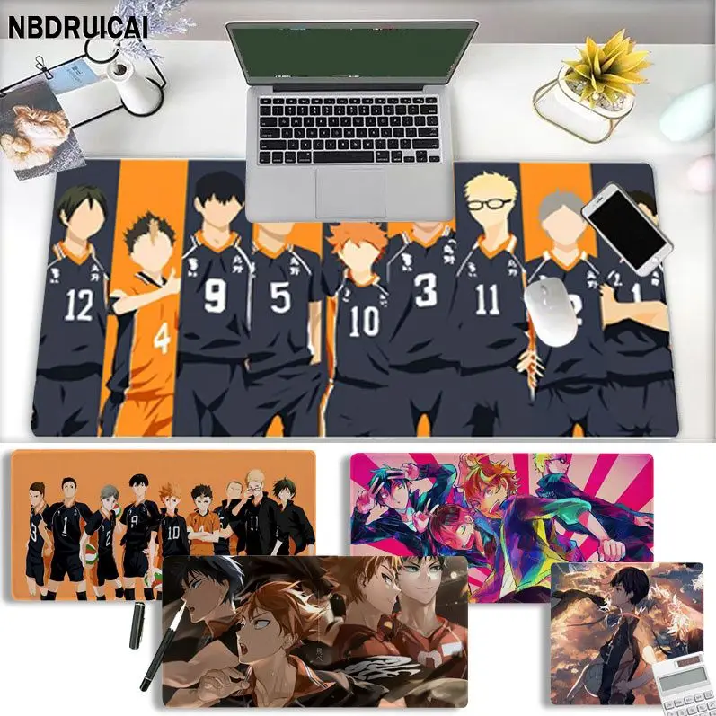 

Japan Anime Cartoon TV Haikyuu Your Own Mats Silicone Large/small Pad To Mouse Pad Game Size For CSGO Game Player PC Laptop