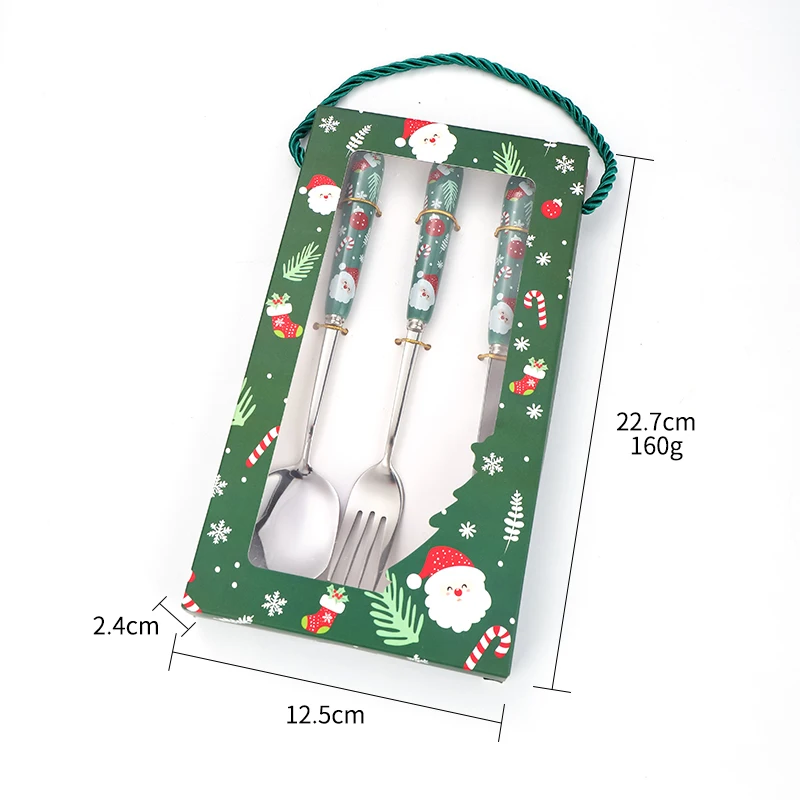 

Рождественский набор столовых приборов из нержавеющей стали