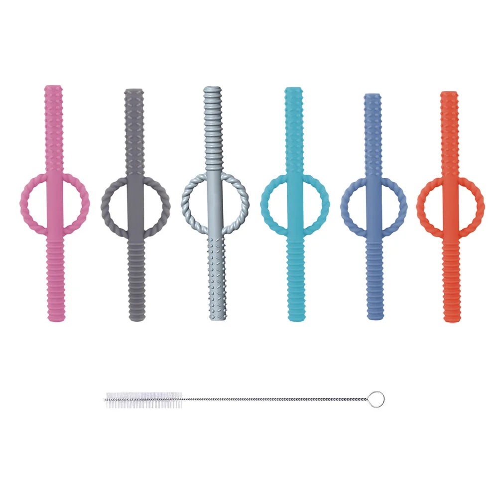 1Set Silicone Baby Molar Sticks Silicone Molar Stick Creative Molar Rod Teething Stick for Home Baby Gift