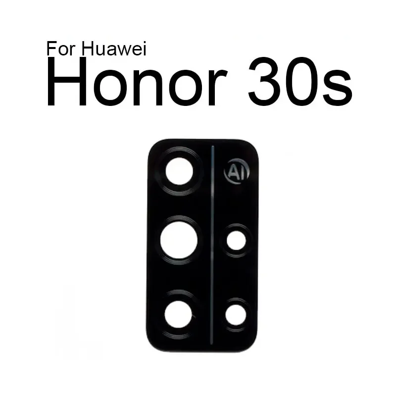 Стеклянный объектив задней камеры для Huawei Honor 10 Lite 10i 20 Pro 20i 20s 30i 30s 30 Plus 50 шт.
