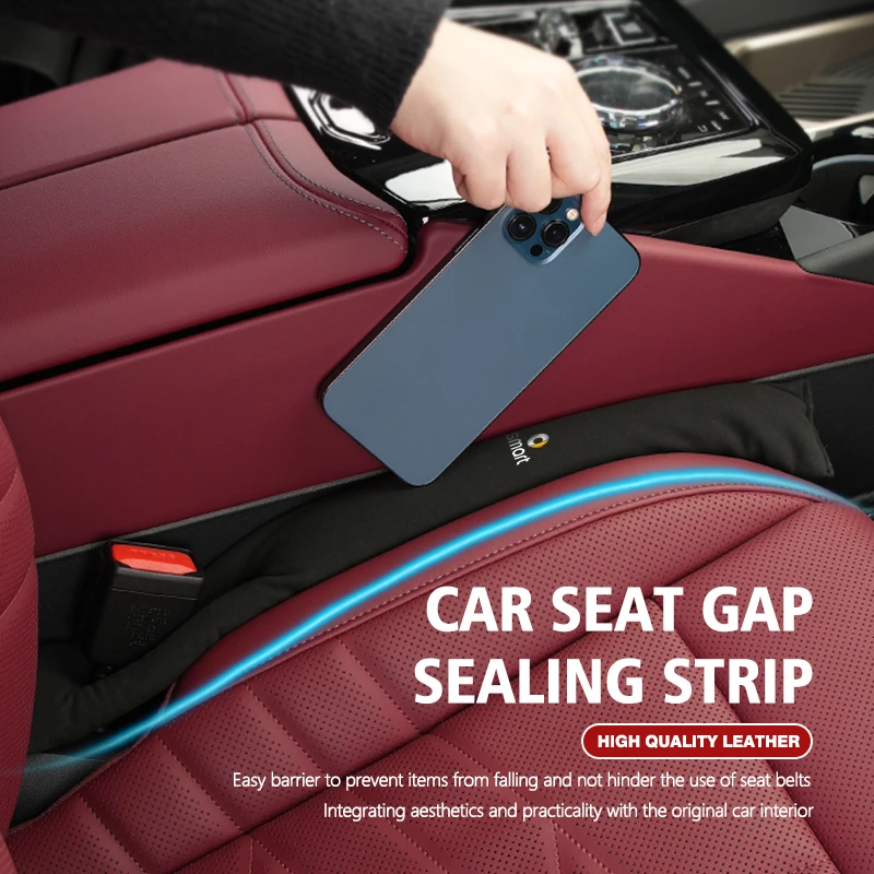 Наполнитель зазора для автомобильного сиденья мягкая замша боковой шов утечка