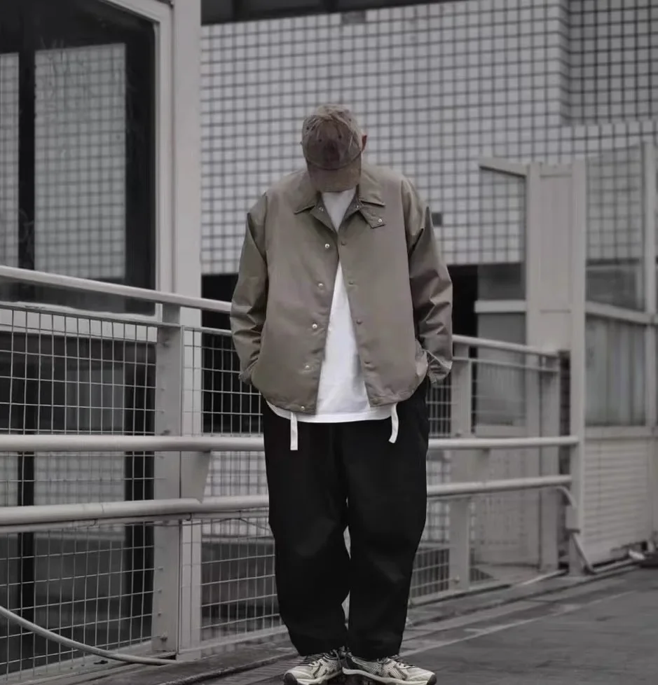 Nanamica ветрозащитная и водонепроницаемая куртка с капюшоном свободная