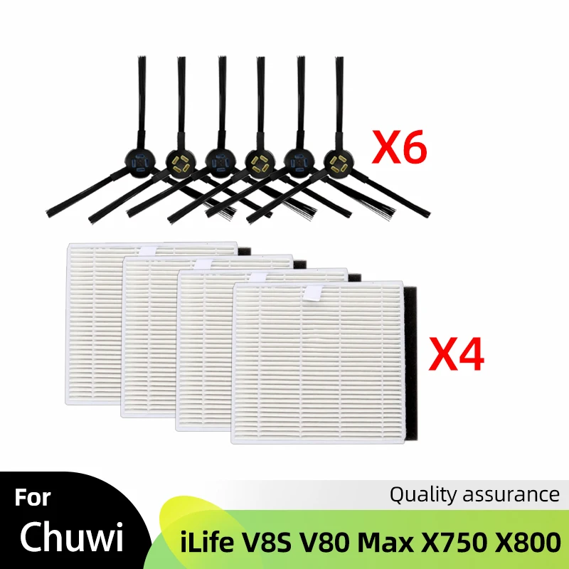 

Боковая щетка и HEPA-фильтр для iLife Chuwi V8 V8s Plus X750 X800 X785 V80 Max