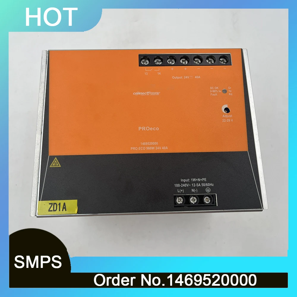 1469520000 Для импульсного источника питания Weidmuller PRO ECO 960 Вт 24 В 40 А