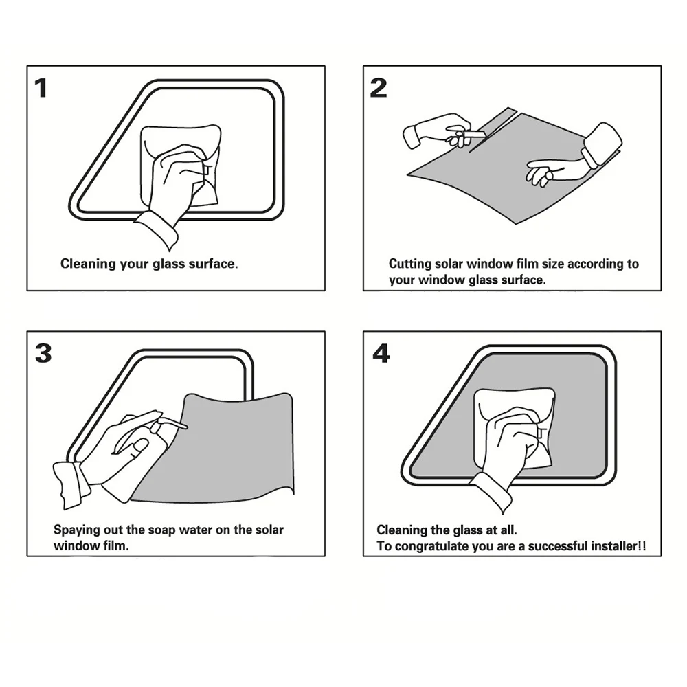 Черная Автомобильная Оконная Пленка VLT С Защитой От Ультрафиолета 2 Мил 3 М X 50 См