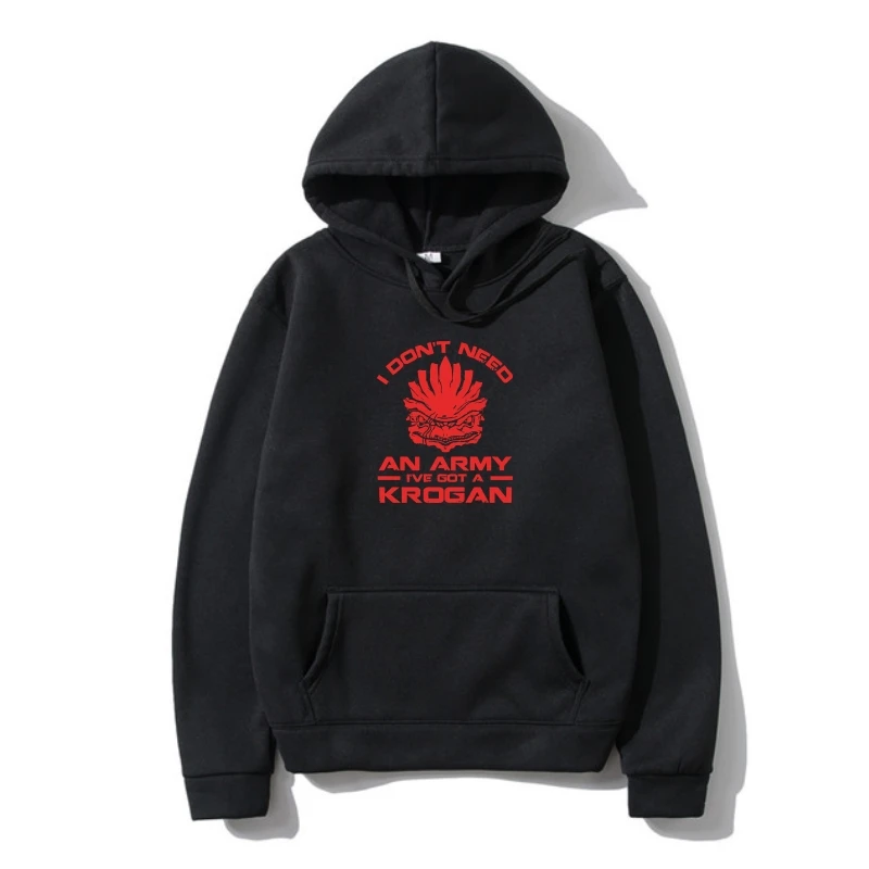 

Pullover Men Casual Mass Effec Andromeda Parody "I Don' Need An Army I'Ve Go A Krogan" Men'S Hoodie 031389