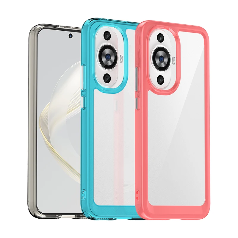 

Для Huawei Nova 11 чехол Huawei Nova 11 Pro Ультра чехол противоударный Жесткий ПК + ТПУ силиконовый защитный чехол для Huawei Nova 11