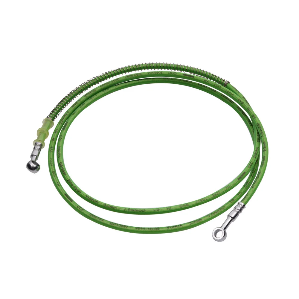 Motorcycle Dirt Bike Braided Brake Hose Line Steel cable Hydraulic Banjo pipe 350mm-2200mm for motorcycle Universal Racing |
