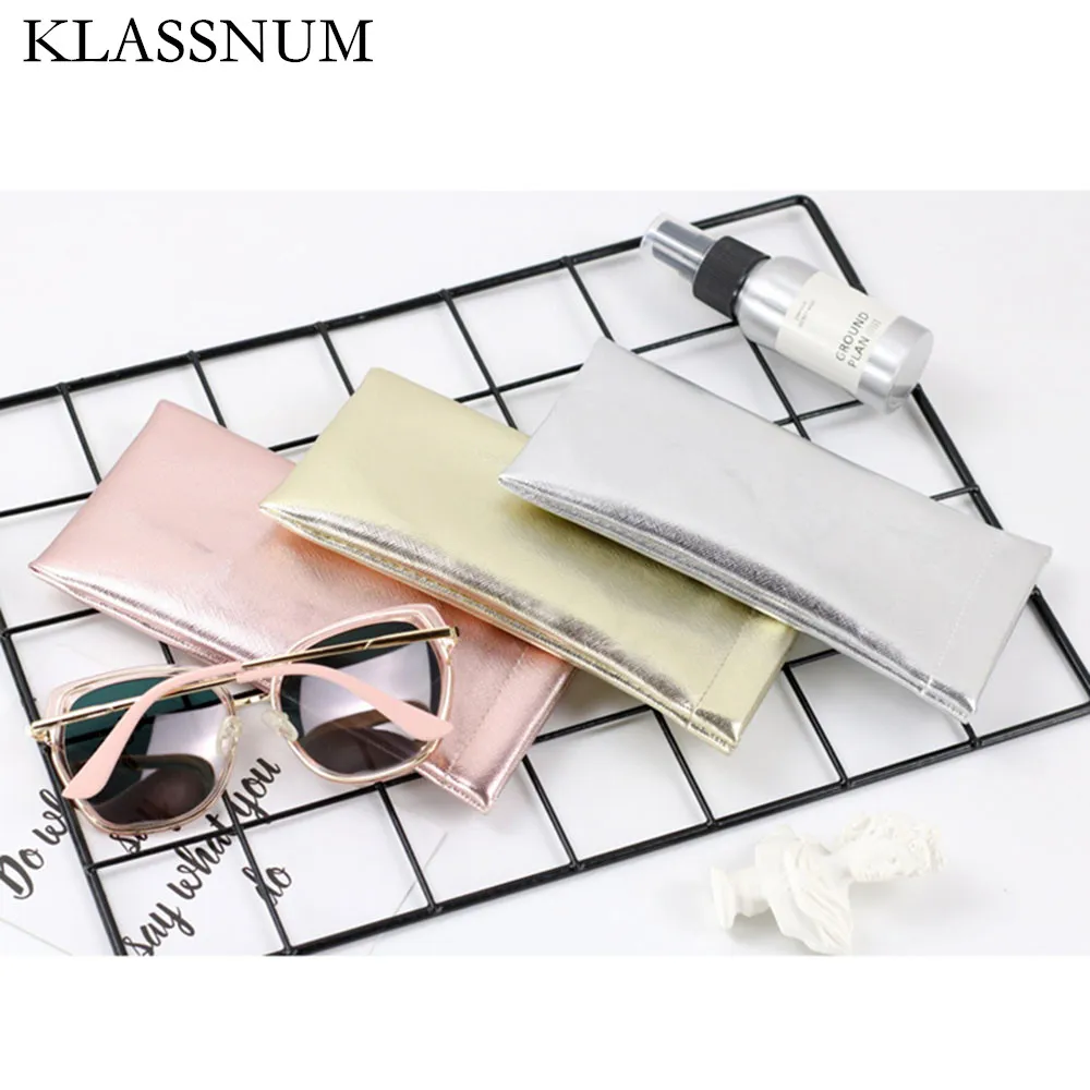 

1Pc PU Leather Glasses Bag Women Sunglasses Protector Travel Glasses Case Eyewear Accessories Sunglasses Bag Eyewear Accessories