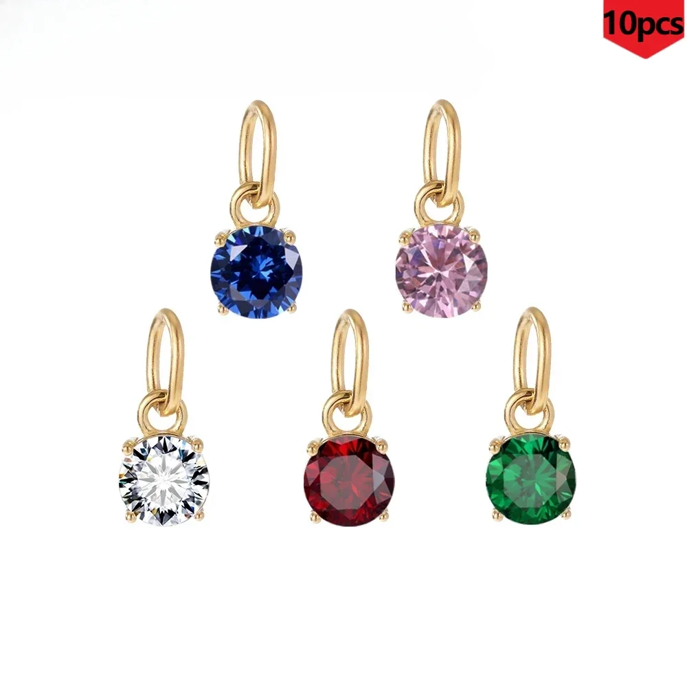 Женские 10 шт. модные подвески из нержавеющей стали с знаком по случаю рождения