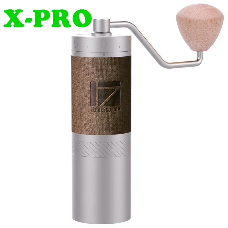 1zpresso XPro JS/JE manual coffee grinder portable coffee mill stainless steel  conical burr portable  manual coffee bearing