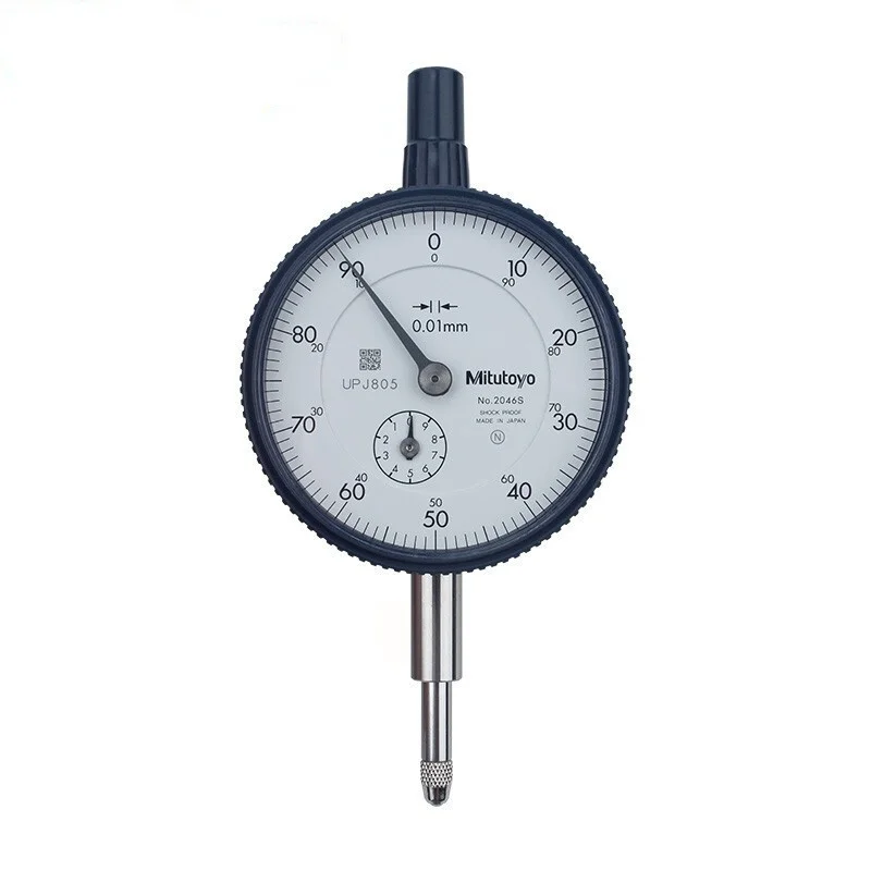 

Mitutoyo Dial Lever Table Gauge Dial Indicator No:2046S 0-10mm Meter Precise 0.01mm Resolution Anti-vibration Mesure Instrument