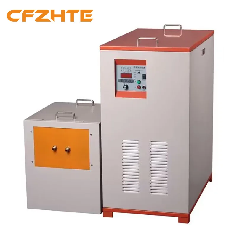 Среднечастотная индукционная нагревательная печь мощностью 90 кВт для плавки