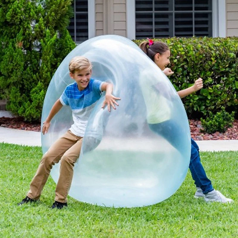 Large Kids Children Outdoor Toys Soft Air Water Filled Bubble Ball Blow Up Balloon  Fun Party Game Summer Inflatable Pool Party