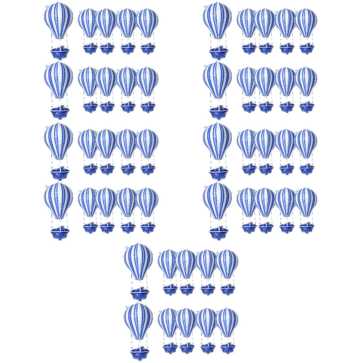 

50 Air Balloon Aluminum Balloon Classroom Decors Kids Birthday Party Balloons
