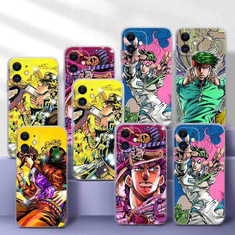 Японское аниме JoJo Soft чехол для Moto G9 Powe One Action Fusion Pro E12 E22I E22 G52 G42 G32 G22 G23 Z2 Z Play P40 P30 Edge 30