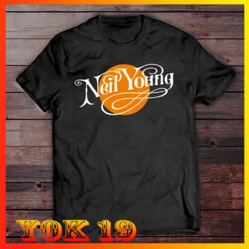 

NEW Neil Young & Crazy Horse logo T shirt From Tee