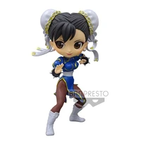 banpresto q posket street fighter chun li ver a blue clothes spot action figure model childrens gift anime