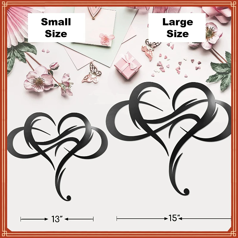 

Wall Decoration Unique Design-wall Art Room Decoration Eternal Love Infinite Heart Iron Art Decoration Interior Decoration