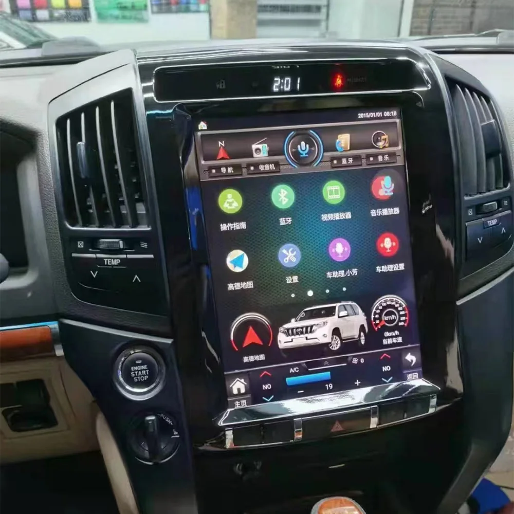 Для Toyota Land Cruiser LC200 2008-2015 Android мультимедийный DVD-плеер Carplay GPS-навигация с сенсорным