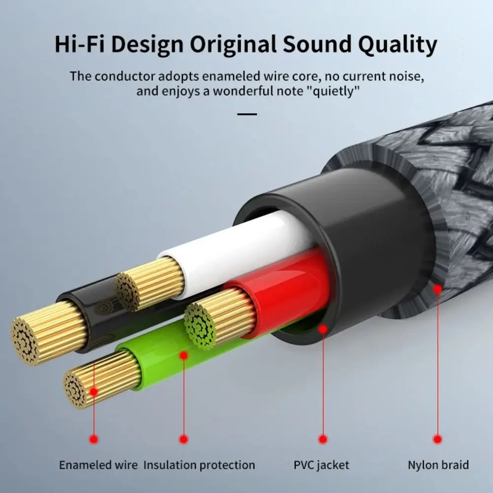 Фото USB-адаптер для наушников 3,5 мм, высококачественный HIFI-адаптер для наушников, портативный проводной аудиоконвертер для наушников/телефона №4