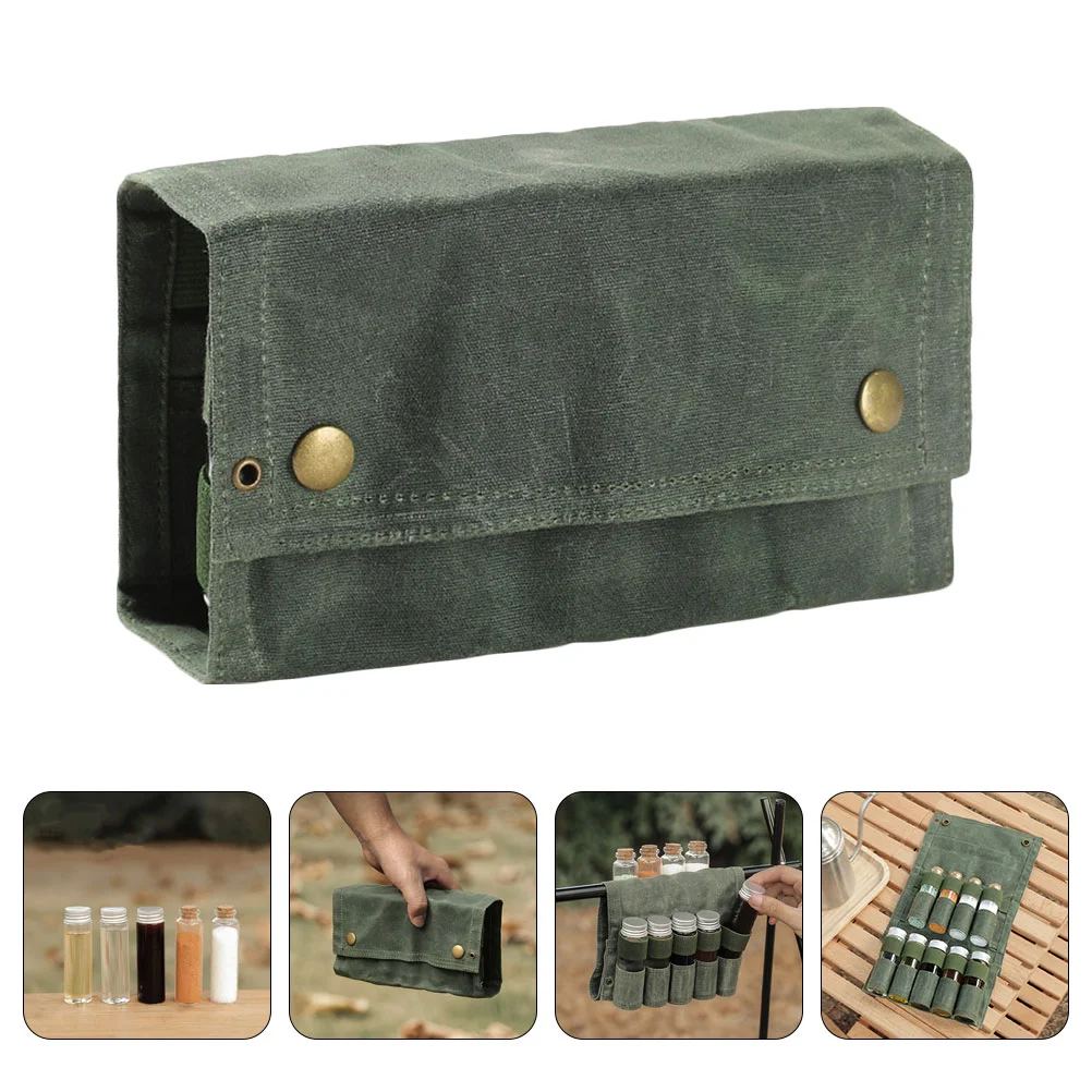 

Bag Condiment Seasoning Bottle Travel Pouch Jar Mini Storage Outdoor Organizer Pot Canisters Picnic