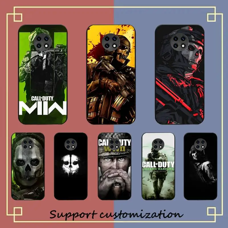 

Call of Game Duty Phone Case For Redmi Note 8A 7 5 Note8pro 8T 9Pro note 6pro Funda Capa