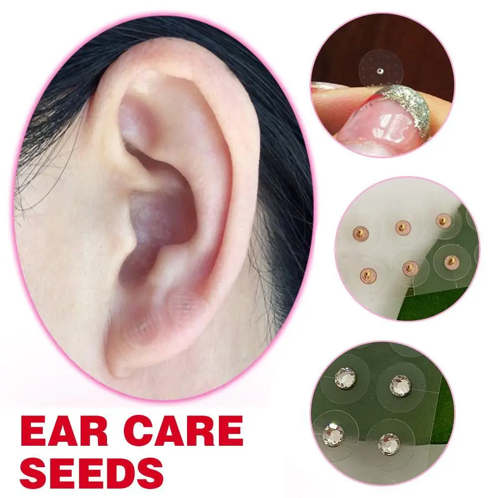 

100/200pcs Ear Care Seeds Acupuncture Auricular Disposable Ear Stickers Massage Therapy Needle Patch Auricular Auriculotherapy