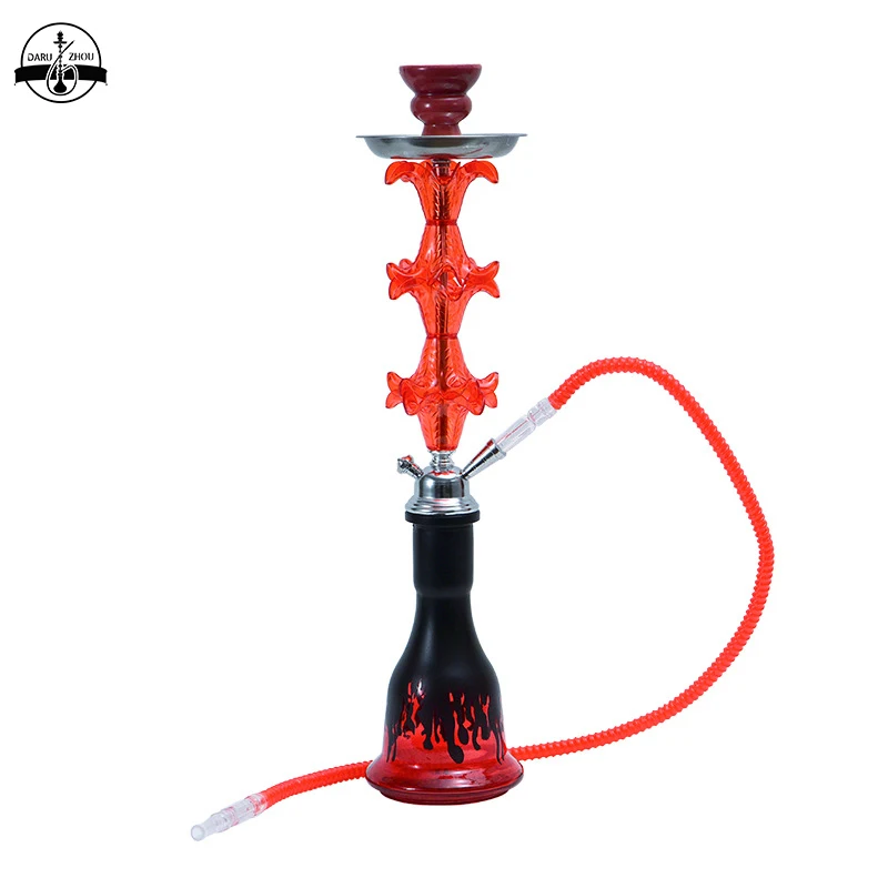 

Набор кальяна средней длины с одной трубкой, металлическая Цветочная стеклянная курительная трубка Sky Solo Vaporesso наргиле, полная фотография