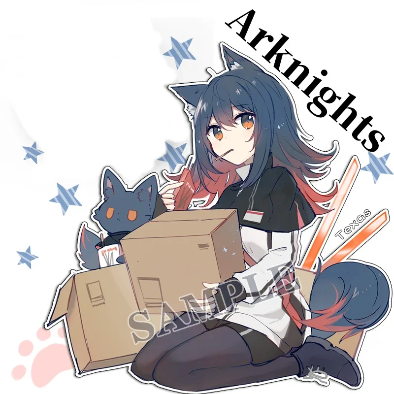 Брелок-подставка в стиле аниме Arknights Texas брелок с ремешком двойное украшение для