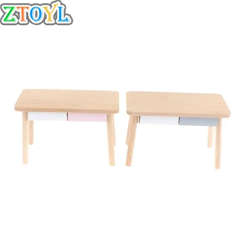 Коллекция 1/12 года миниатюрный скандинавский стол для кукольного домика