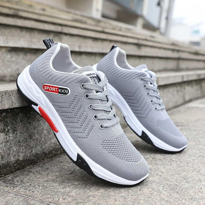 Men Vulcanize Casual Shoes Sneakers Mens Breathable No-slip Men  Male Air Mesh Lace Up Wear-resistant Shoes Tenis Masculino mn