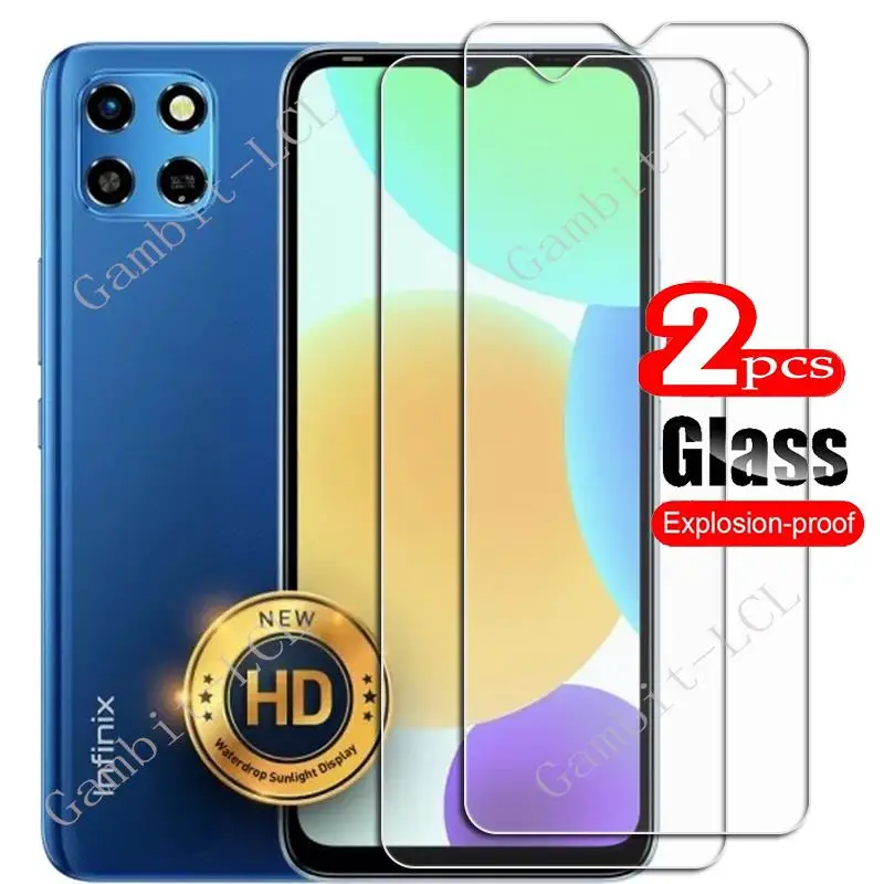 

2PCS FOR Infinix Smart 6 HD 6.6" 9H Tempered Glass Protective On InfinixSmart6HD Smart6 X6512 Screen Protector Film Cover